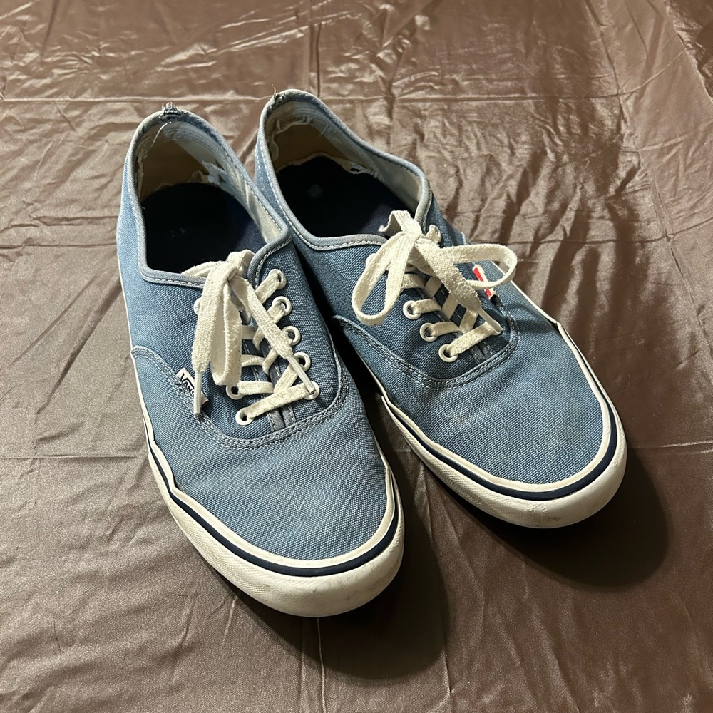 Vans Blue Canvas Sneakers